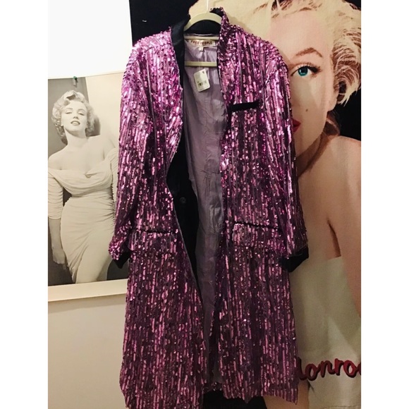 Free People pink sequin duster - Picture 5 of 5